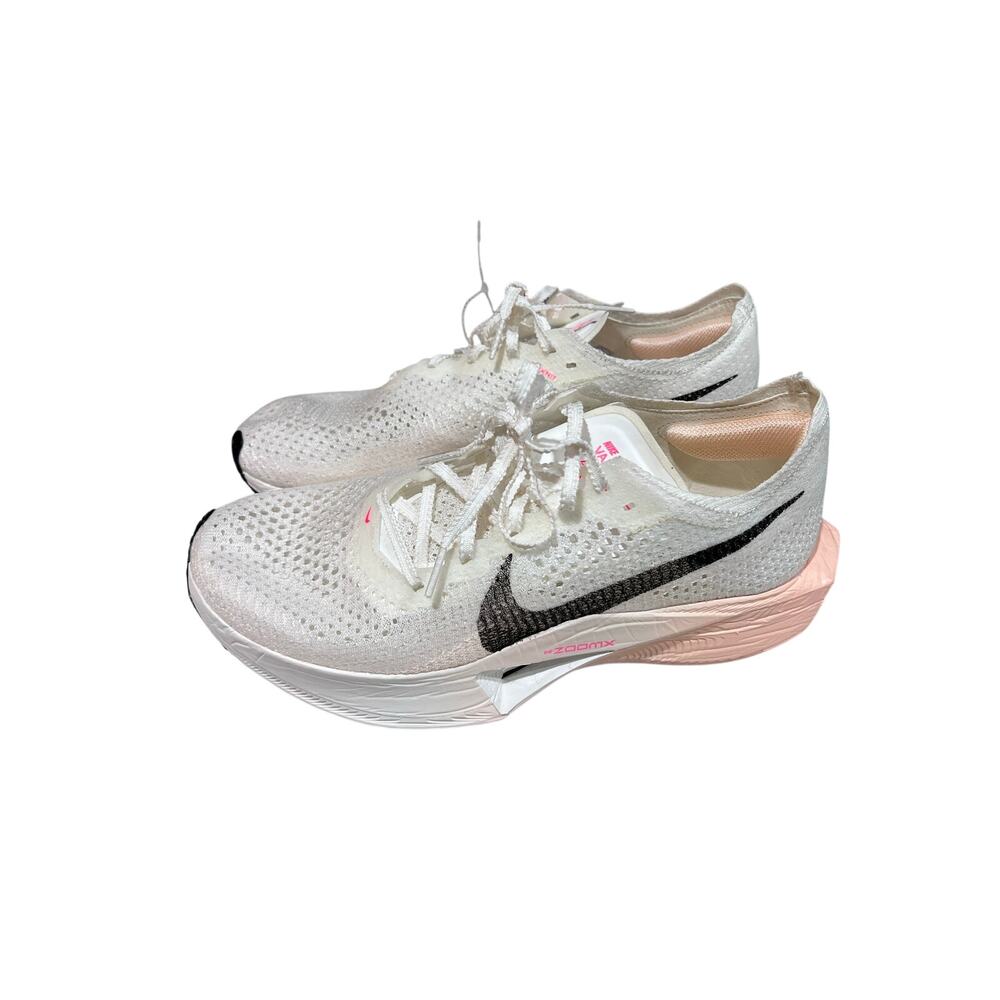 Nike Vaporfly 3 ZoomX Carbon Plate Running Shoes White Pink Men 9